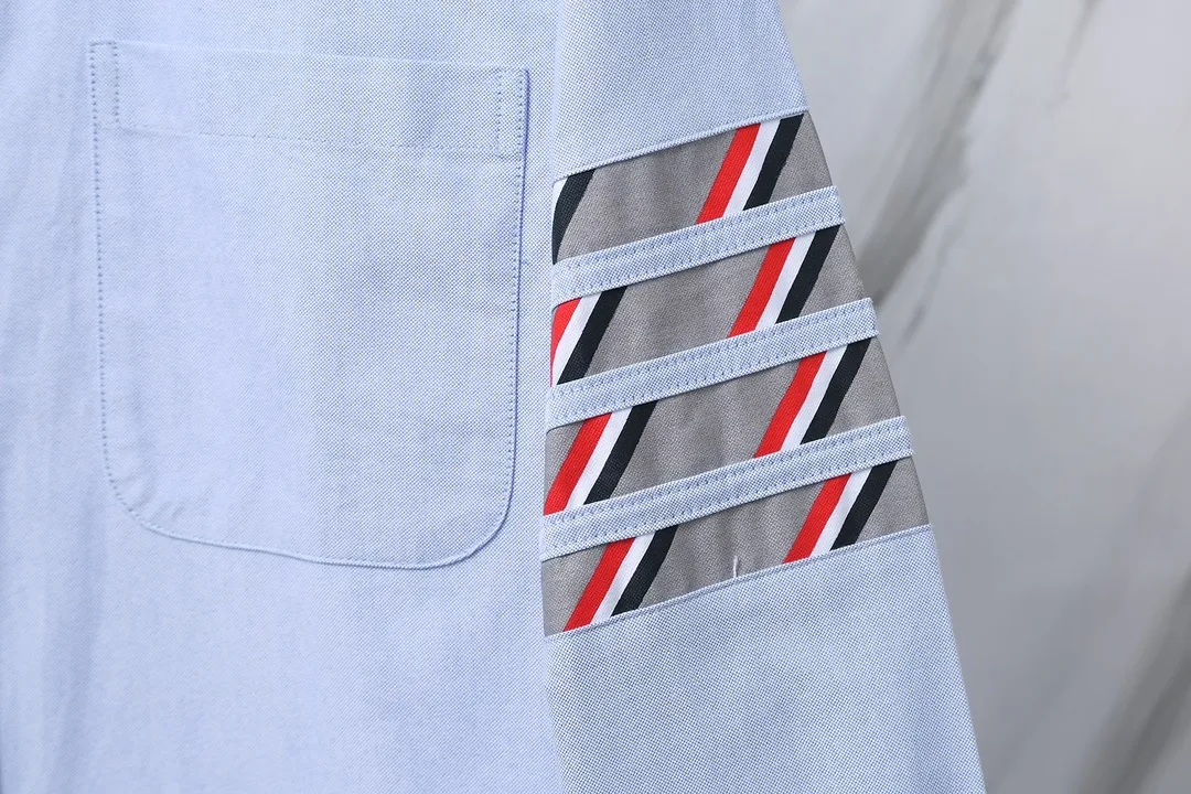 ：515（TBNew Arrival ） THOM BROWNE .TB Classic New Arrival 100% Factory Quality Same Style TB TB + + ：White/Blue Size：0/1/2/3/4